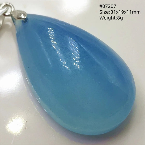 Blue Aquamarine Pendant-ToShay.org