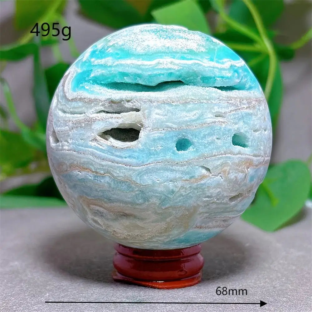 Blue Hemimorphite Ball-ToShay.org