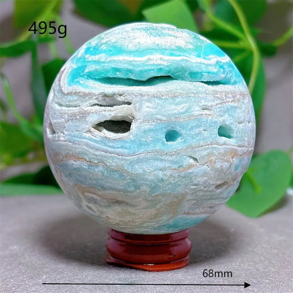 Blue Hemimorphite Ball-ToShay.org