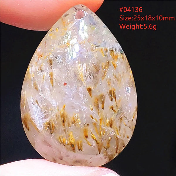 Purple Rutilated Auralite Pendant-ToShay.org