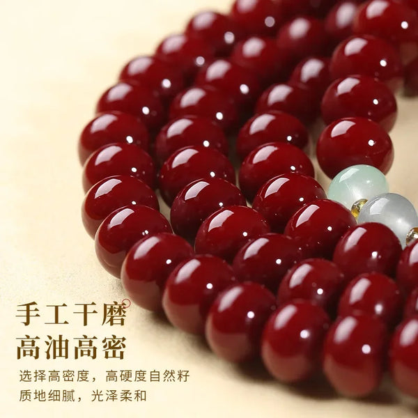 Red Bodhi Bead Bracelet-ToShay.org