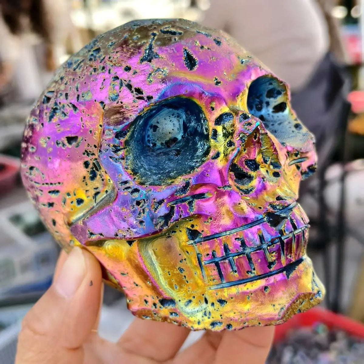 Purple Sphalerite Skulls-ToShay.org