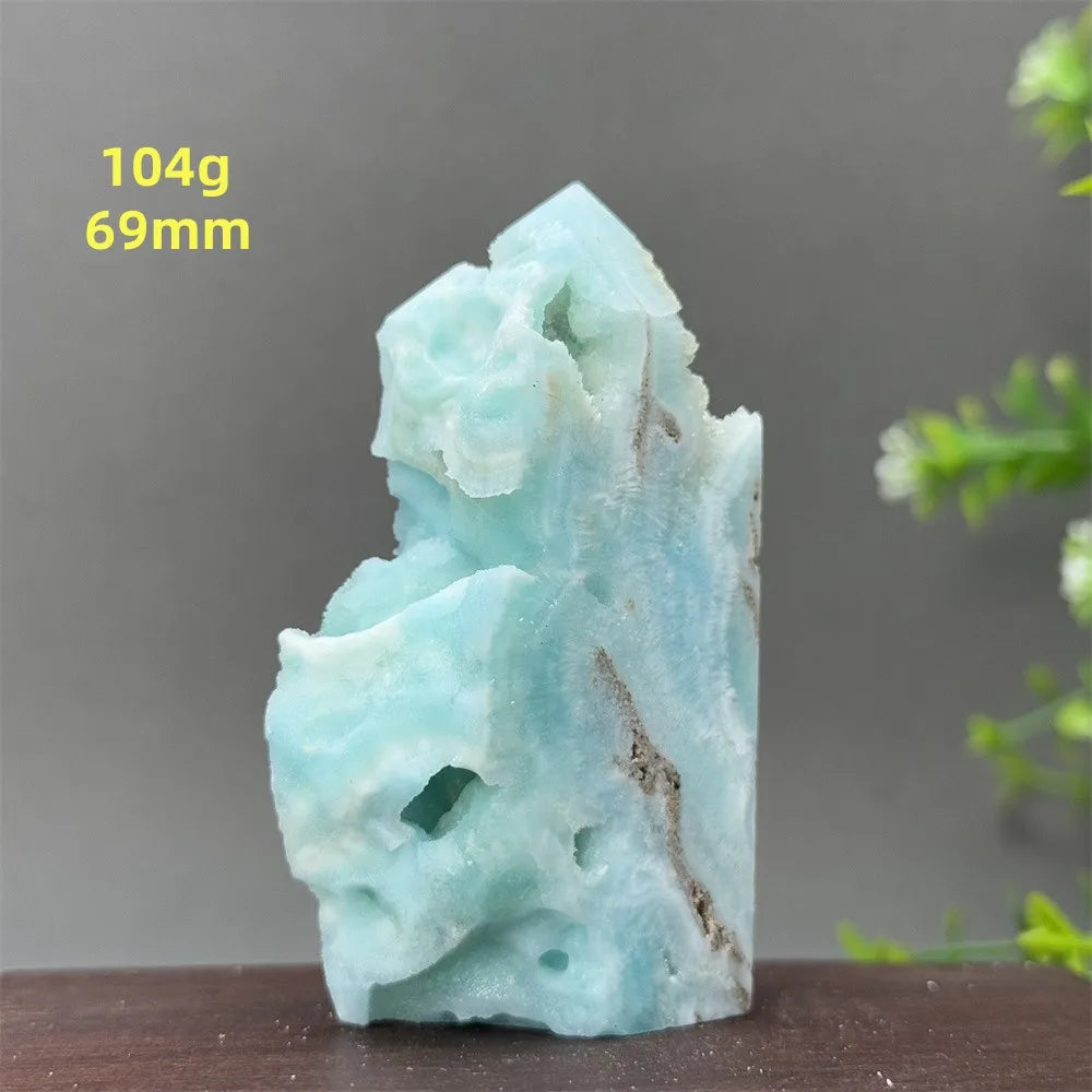 Blue Heteropolar Crystal Point-ToShay.org