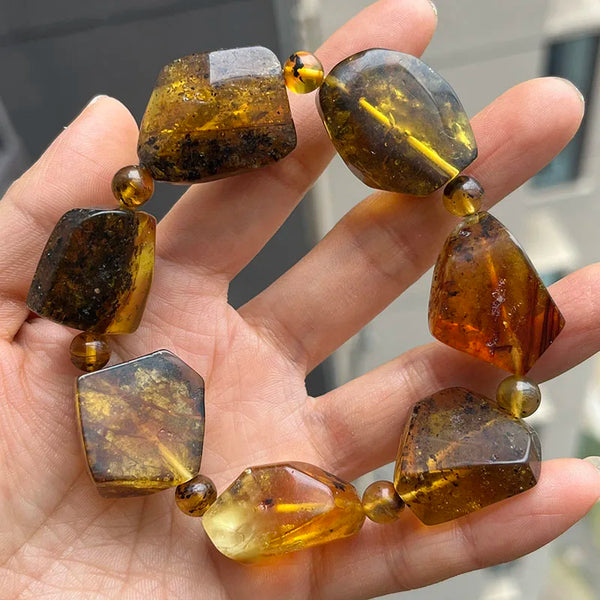 Yellow Amber Bracelet-ToShay.org