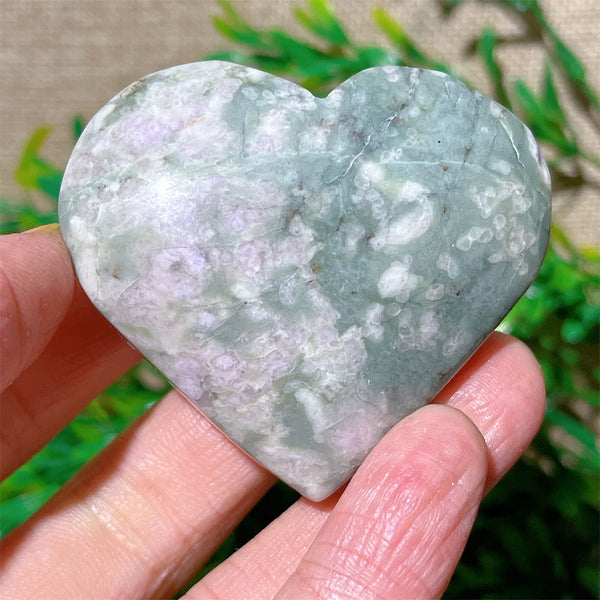 Green Moss Agate Heart-ToShay.org
