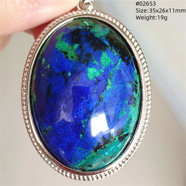 Blue Azurite Pendant-ToShay.org
