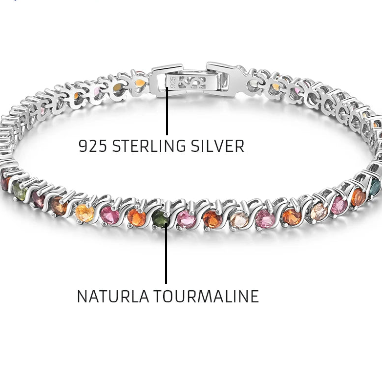 Mixed Tourmaline Bracelet-ToShay.org