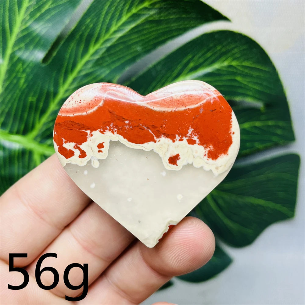Red Jade Agate Heart-ToShay.org
