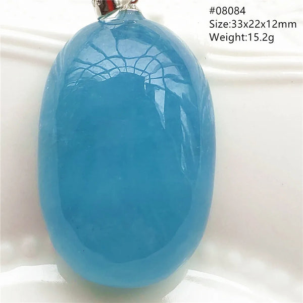 Blue Aquamarine Pendant-ToShay.org