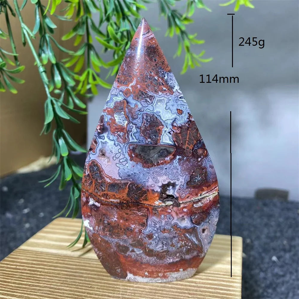 Red Agate Flame Point-ToShay.org