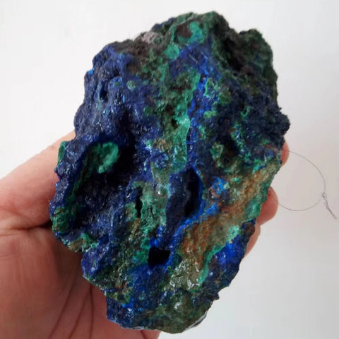 Blue Azurite Malachite Crystal-ToShay.org
