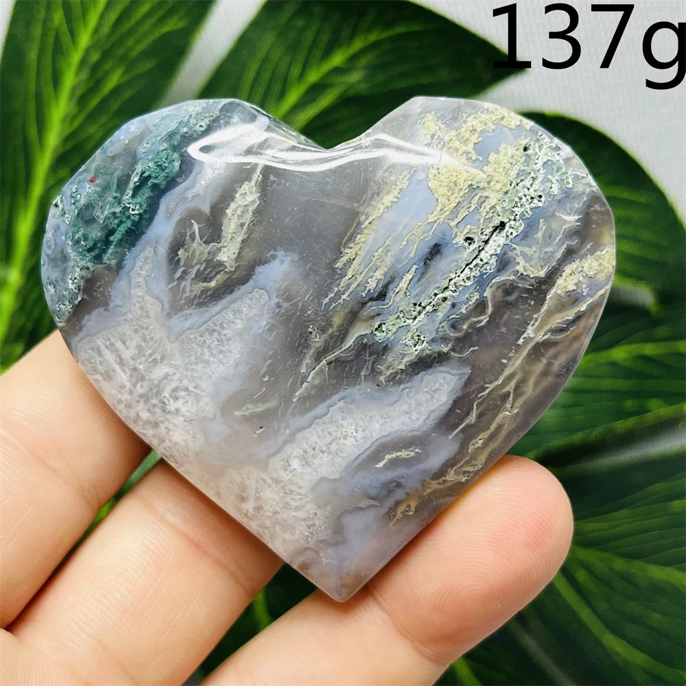 Green Moss Agate Heart-ToShay.org