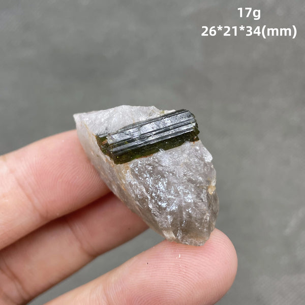 Green Tourmaline Crystal-ToShay.org