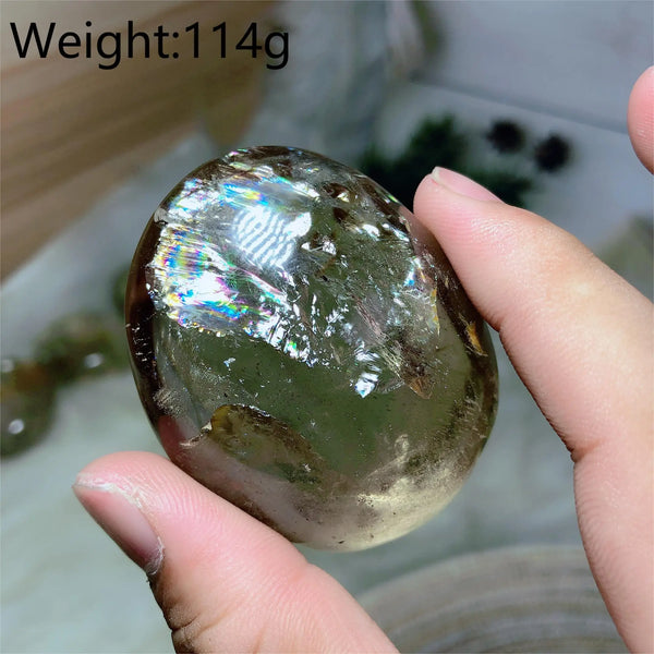 Smokey Quartz Palm Stones-ToShay.org