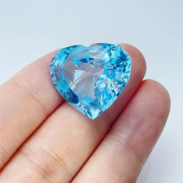 Blue Topaz Heart-ToShay.org