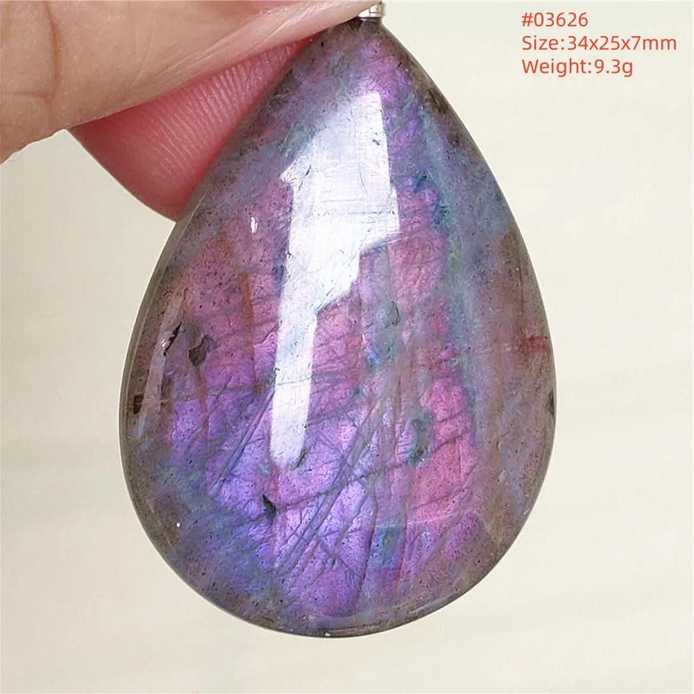 Blue Purple Labradorite Pendant-ToShay.org