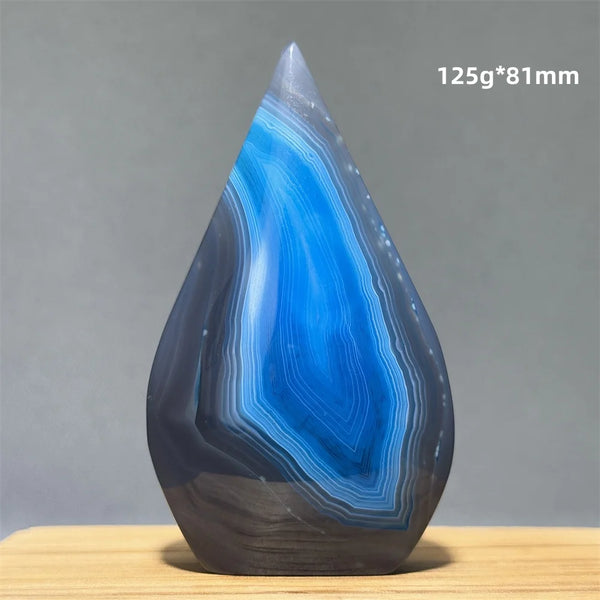 Blue Agate Torch-ToShay.org