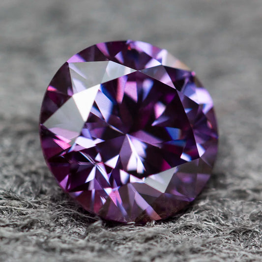 Purple Crystal Cut Diamond-ToShay.org