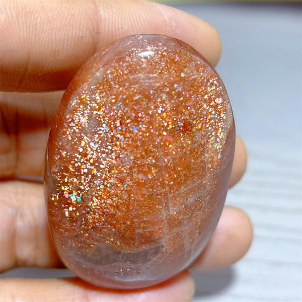 Gold Sunstone Palm Stone-ToShay.org