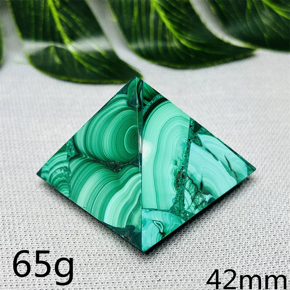 Green Malachite Pyramid-ToShay.org