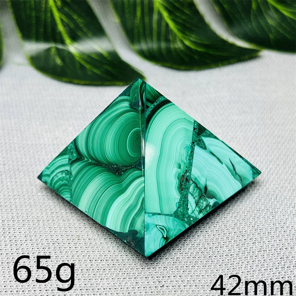 Green Malachite Pyramid-ToShay.org