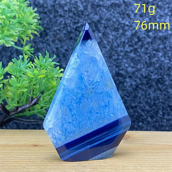 Blue Agate Torch-ToShay.org