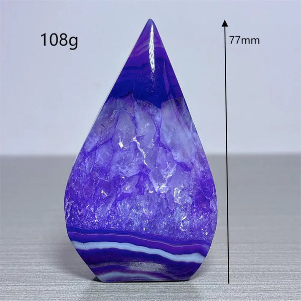 Violet Agate Torch-ToShay.org