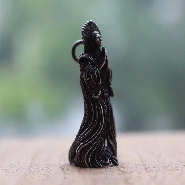 Silver Praying Monk Pendant-ToShay.org