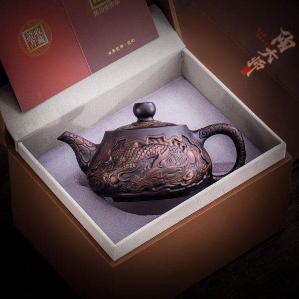 Dragon Pottery Teapot-ToShay.org