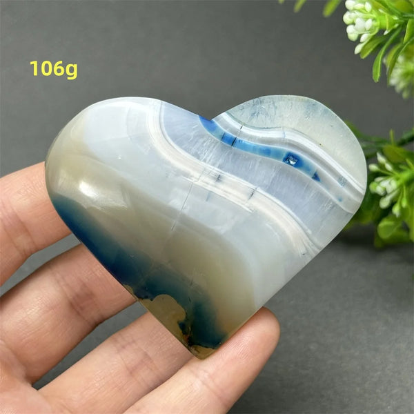 Blue Agate Heart-ToShay.org