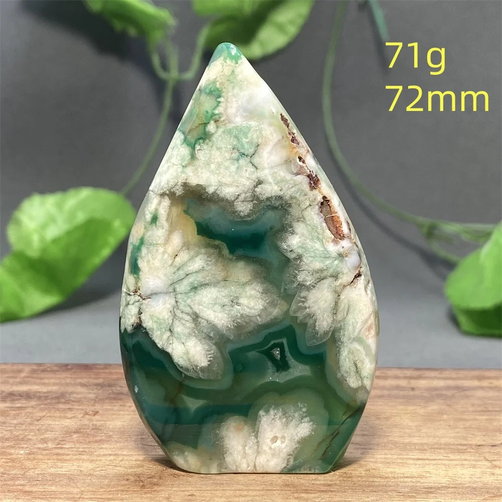 Green Cherry Blossom Agate-ToShay.org