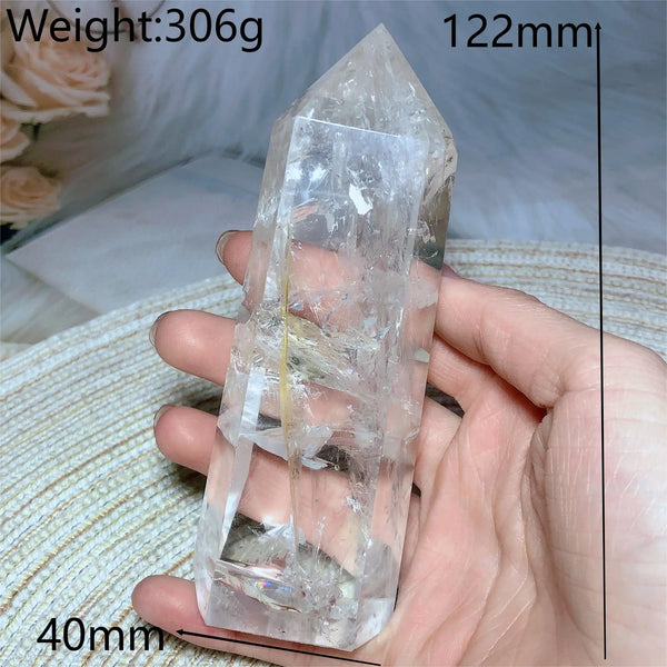 Clear Rainbow Quartz Point-ToShay.org