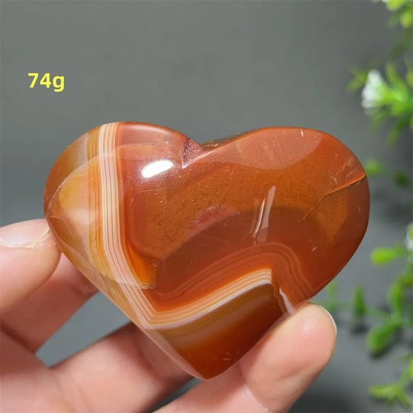 Red Agate Heart-ToShay.org