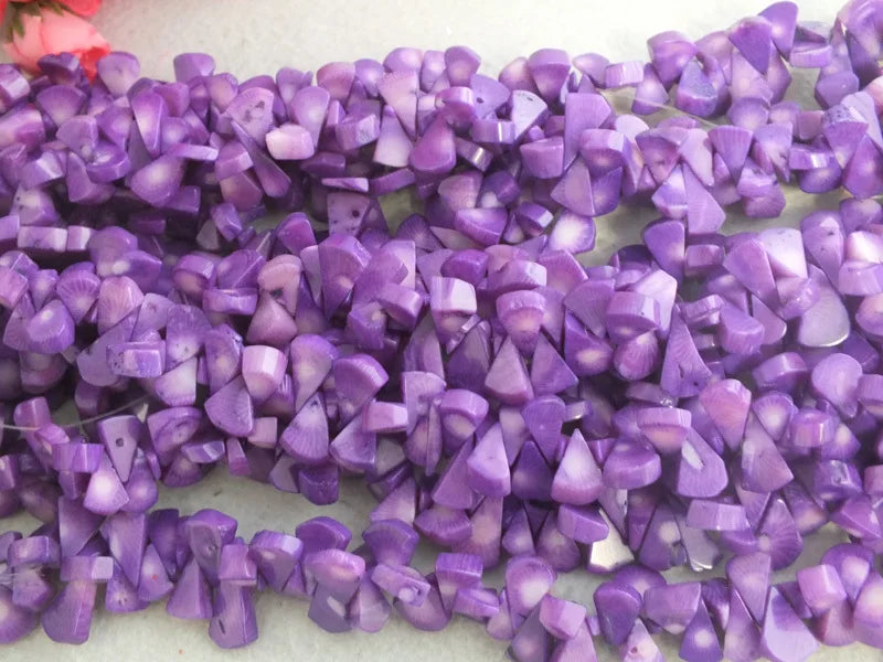 Purple Violet Coral Beads-ToShay.org