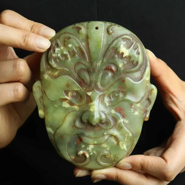 Green Jade Face Mask Plate-ToShay.org