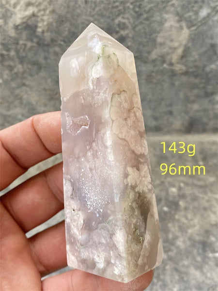 Pink Amethyst Cherry Blossom Agate-ToShay.org