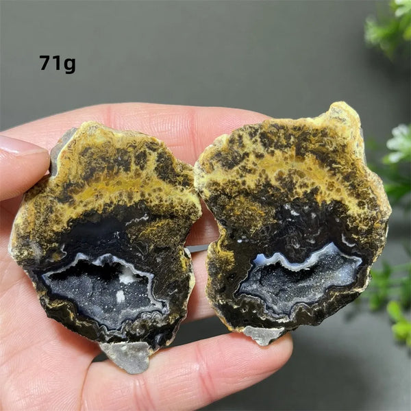 Mixed Agate Crystal Cave Egg-ToShay.org