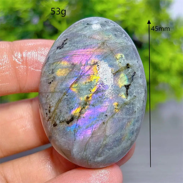 Purple Labradorite Palm Stone-ToShay.org