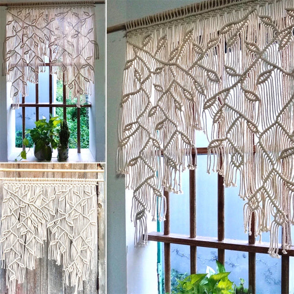 Macrame Curtain-ToShay.org
