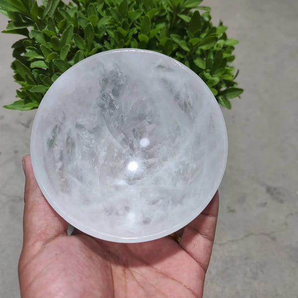 White Quartz Bowl-ToShay.org