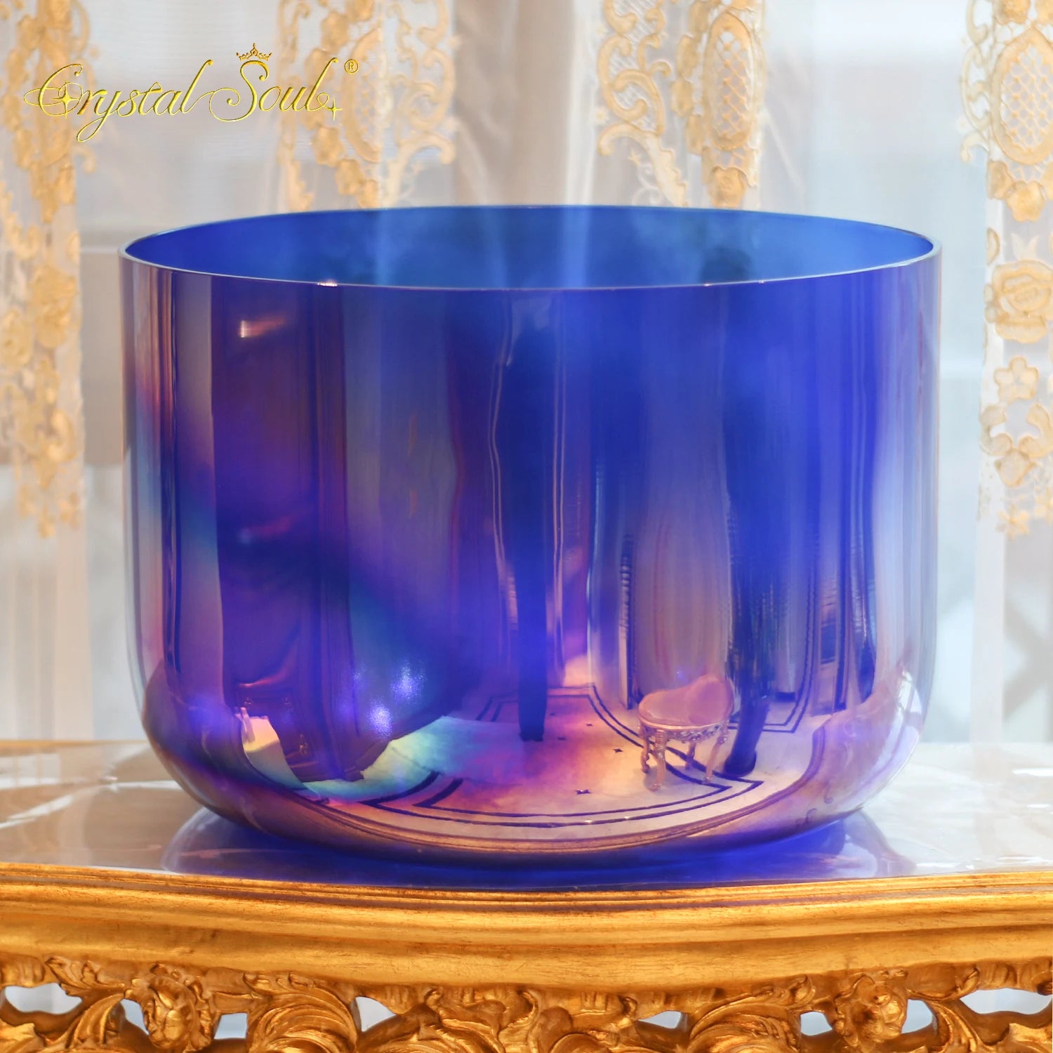 Purple Cosmic Crystal Singing Bowl-ToShay.org