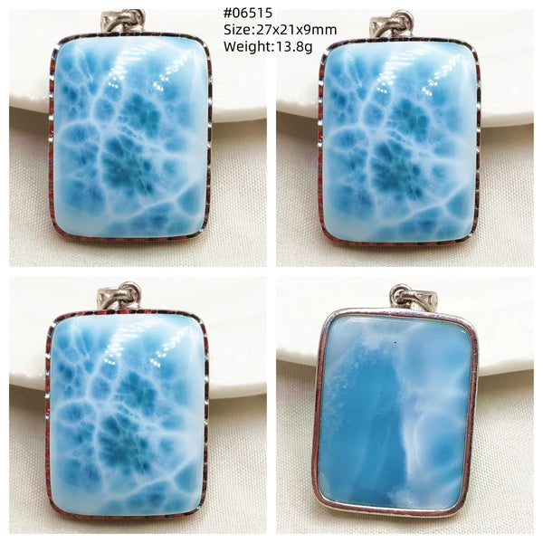 Blue Larimar Pendant-ToShay.org