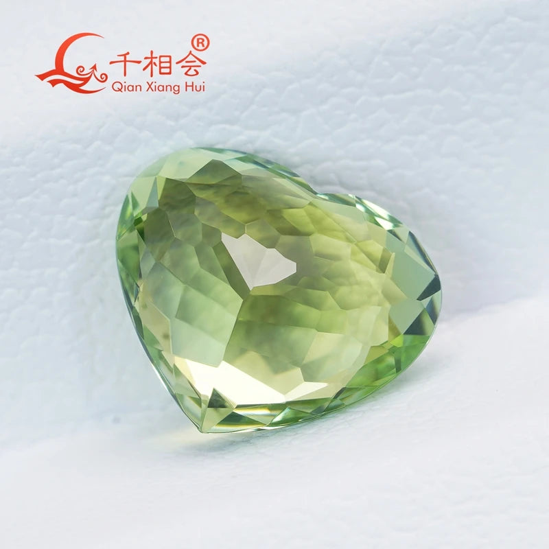 Green Tourmaline Heart-ToShay.org