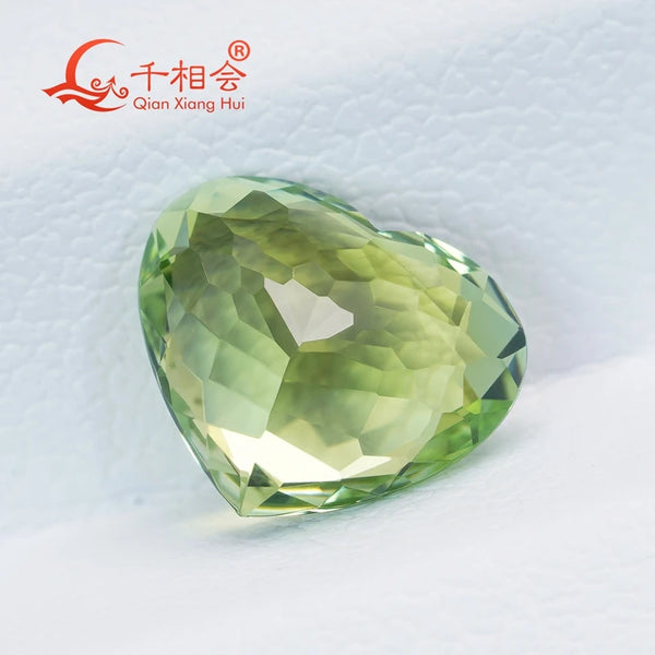 Green Tourmaline Heart-ToShay.org