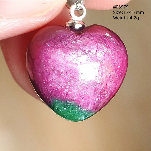 Red Ruby Zoisite Pendant-ToShay.org