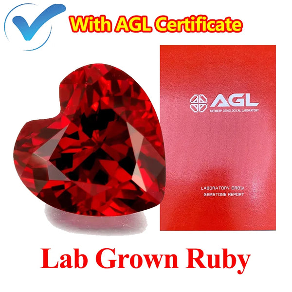 Red Ruby Diamond Heart-ToShay.org