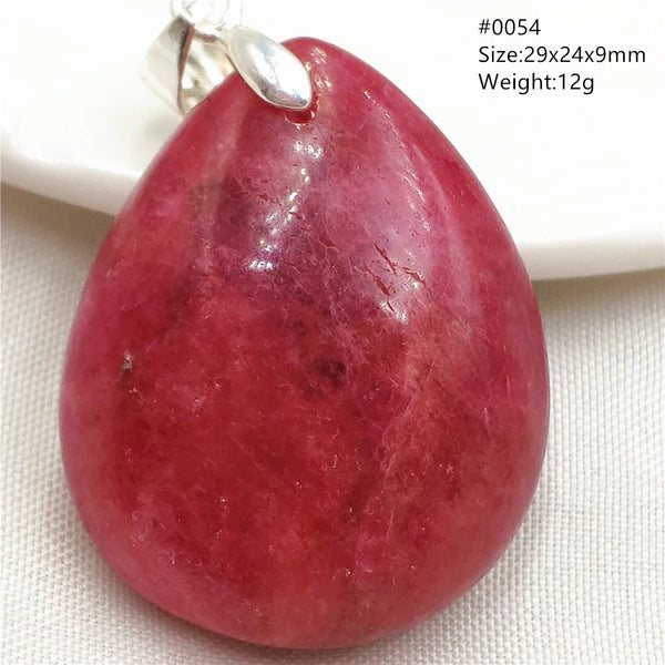 Red Rose Rhodonite Pendant-ToShay.org