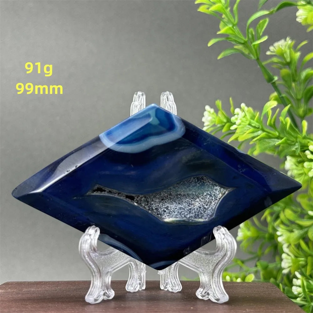 Blue Agate Lace Diamond-ToShay.org