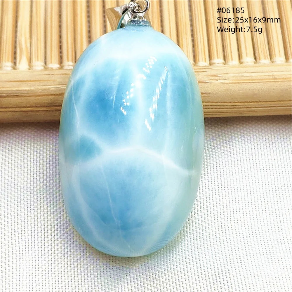 Blue Larimar Pendant-ToShay.org