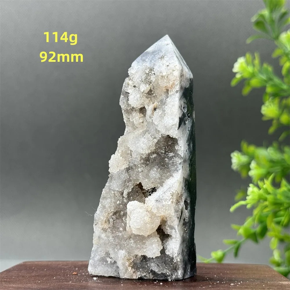 Purple Sphalerite Geode Obelisk-ToShay.org